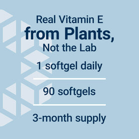 Emballage de Super Vitamin E Life Extension 268 mg