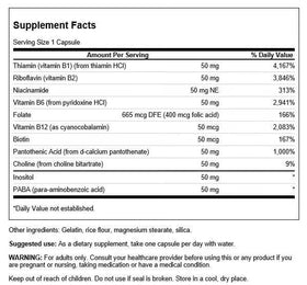 Emballage de Swanson Balance B-50 Complex 100 capsules