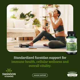 Emballage de Swanson Fucoidan Extract 500 mg 60 Capsules Végétales