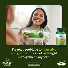 Emballage de Swanson Lactobacillus Gasseri Probiotique 60 capsules
