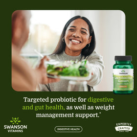 Emballage de Swanson Lactobacillus Gasseri Probiotique 60 Capsules Végétales