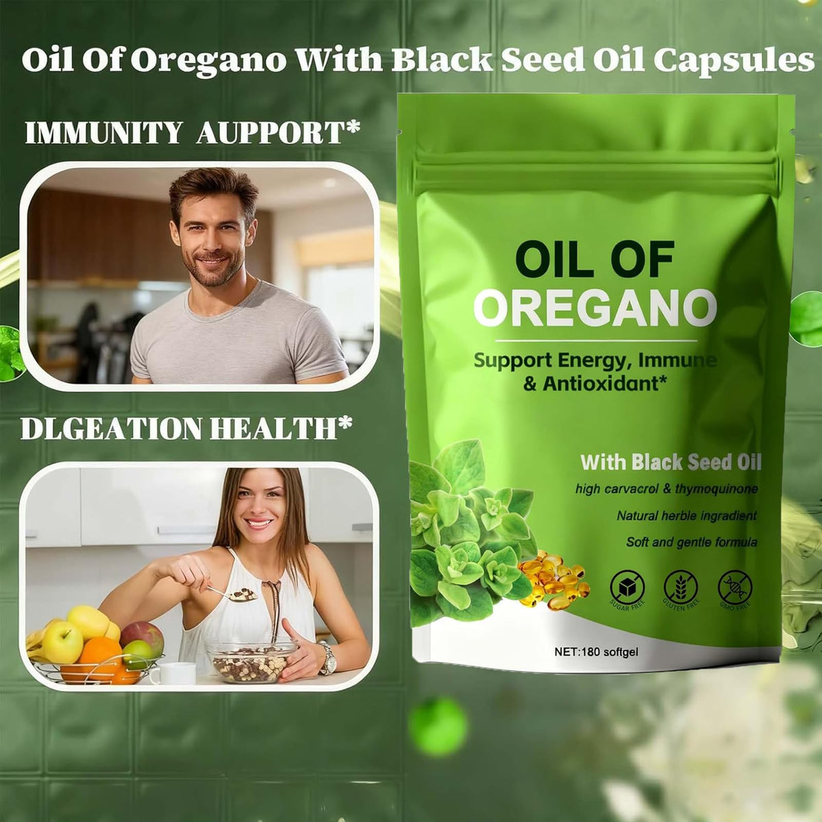 Emballage de TAFUTY Huile d'Origan et Huile de Graines Noires