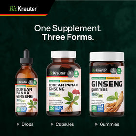 Emballage de Teinture de Ginseng Panax Rouge BIO KRAUTER