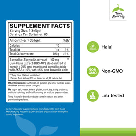 Emballage de Terry Naturally BosMed avec gélules