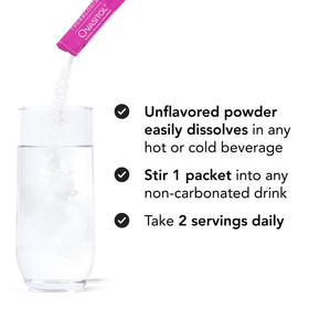 Emballage de Theralogix Ovasitol avec informations nutritionnelles