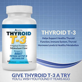 Emballage de Thyroid T3 d'Absolute Nutrition