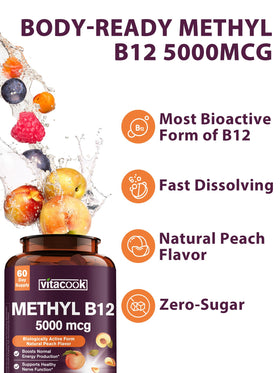 Emballage de Vitacook B12 Methylcobalamine avec dimensions