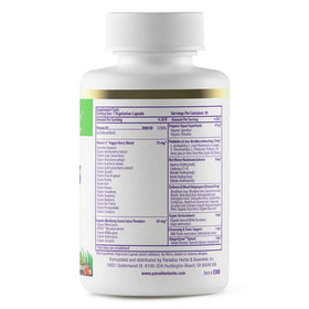 Emballage de Vitamine D3 Paradise Herbs, côté