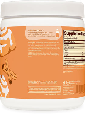 Emballage de Wellah Poudre de Colostrum Saveur Cinnamon Roll