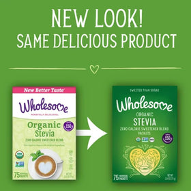 Emballage de Wholesome Stevia biologique 75 sachets