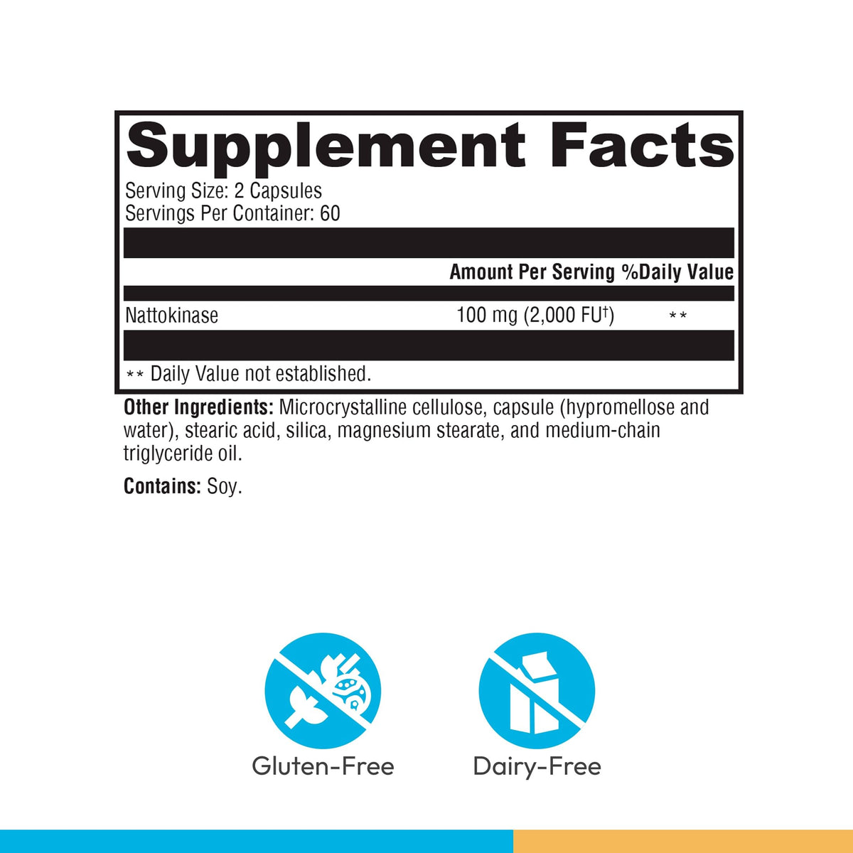 Emballage de XYMOGEN Nattokinase 120 Capsules