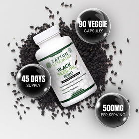 Emballage de Zaytun Vitamins Huile de Graines Noires