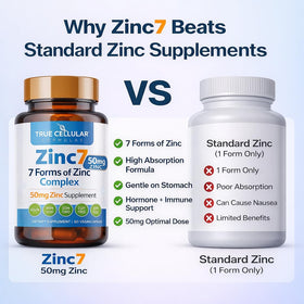 Emballage de Zinc7 avec capsules visibles