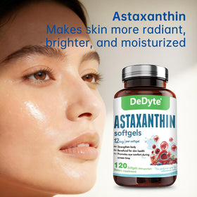 Emballage DeDyte Astaxanthine 12mg avec informations sur le produit