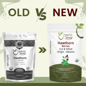 Emballage des Baies d'Aubépine Coupées et Tamisées Organic Way