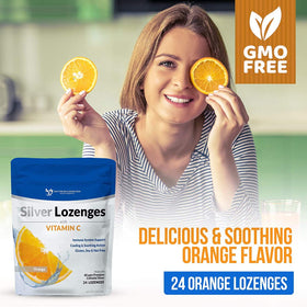 Emballage des bonbons argentés avec Vitamine C