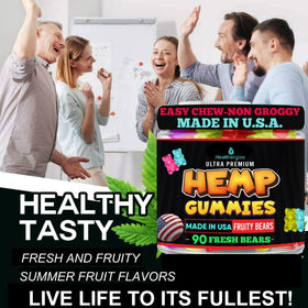 Emballage des bonbons au chanvre Healthergize