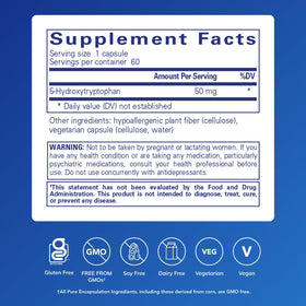 Emballage des capsules 5-HTP Pure Encapsulations