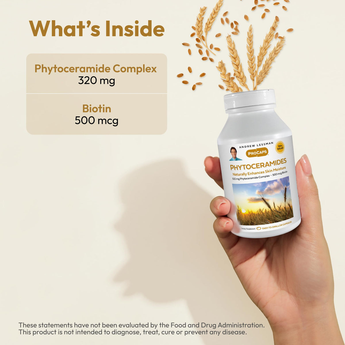 Emballage des capsules ANDREW LESSMAN Phytocéramides