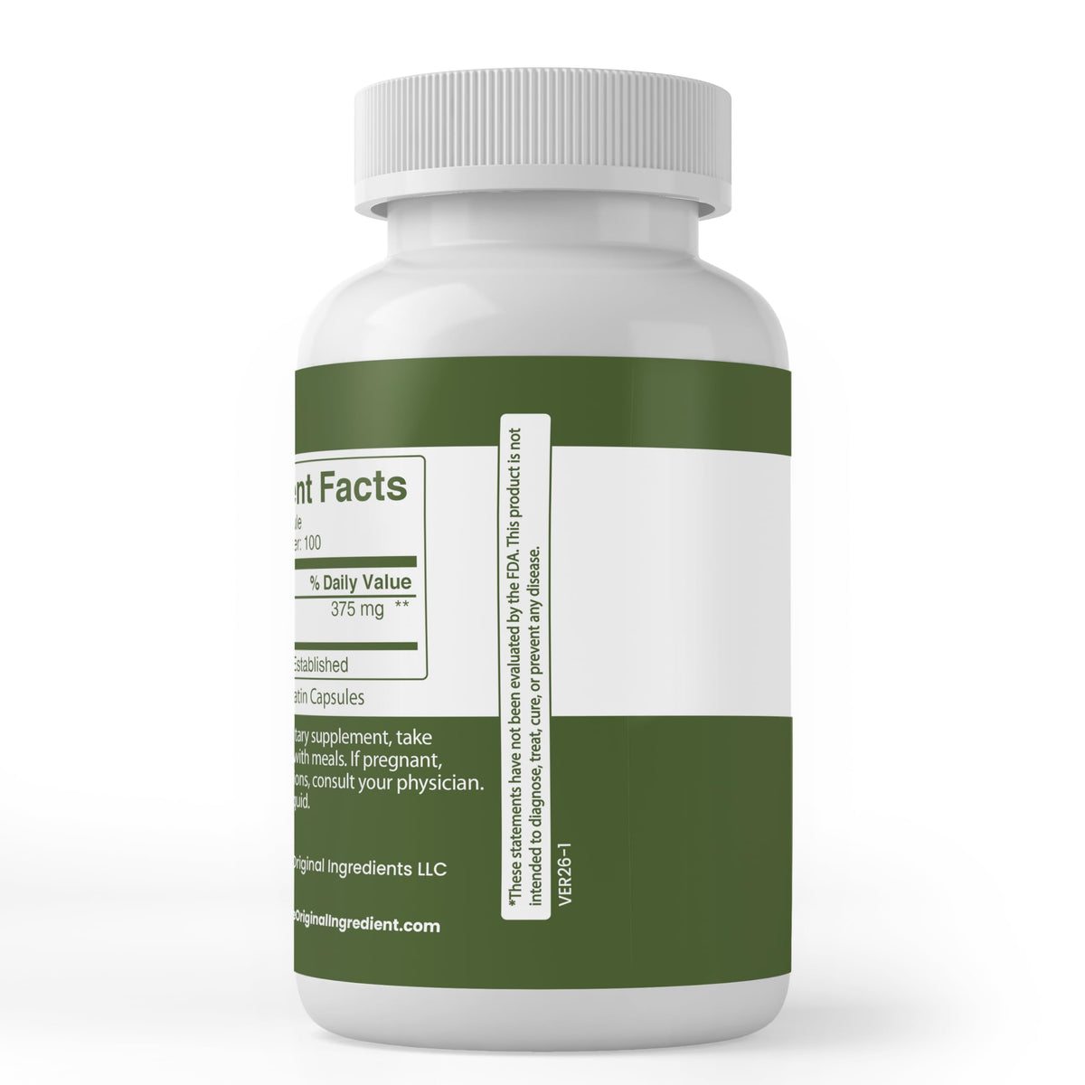 Emballage des capsules Butcher's Broom PURE ORIGINAL INGREDIENTS