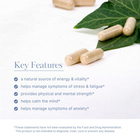 Emballage des capsules d'Ashwagandha AKSHAR
