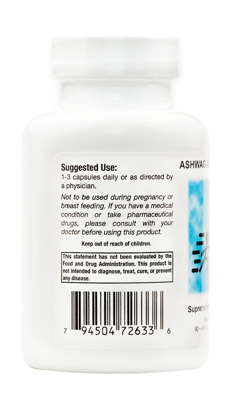 Emballage des capsules d'Ashwagandha Nutrition