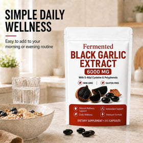 Emballage des capsules d'extrait d'ail noir fermenté BYDNES LABS