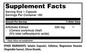Emballage des capsules d'Extrait d'Artichaut Amazing Nutrition