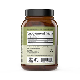 Emballage des capsules d'extrait de feuille d'olivier 550mg