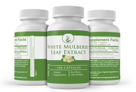 Emballage des capsules d'extrait de feuille de mûrier blanc avec dimensions