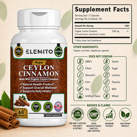 Emballage des capsules de cannelle de Ceylan ELEMITO