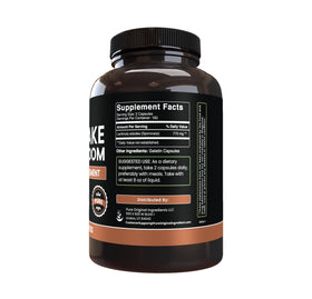 Emballage des capsules de Champignon Shiitake, arrière