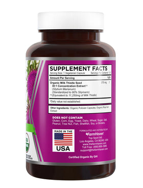 Emballage des capsules de Chardon-Marie Bio FarmHaven