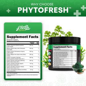 Emballage des capsules de chlorophylle Clean Nutraceuticals