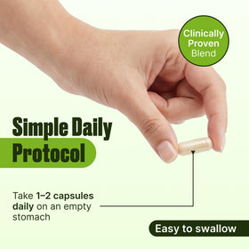 Emballage des capsules de colostrum avec étiquette