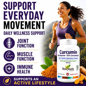 Emballage des capsules de Curcuma Curcumine avec détails de composition