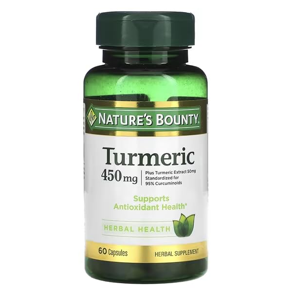 Emballage des capsules de Curcuma Nature's Bounty