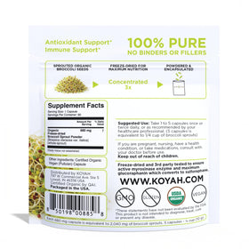Emballage des Capsules de Germes de Brocoli KOYAH