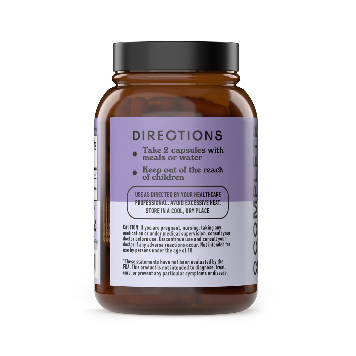 Emballage des capsules de graines de raisin bio, 100 unités