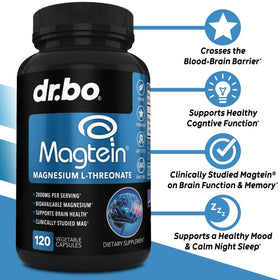 Emballage des capsules de Magnésium L-Thréonate DR. BO