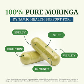 Emballage des capsules de Moringa Nobi Nutrition