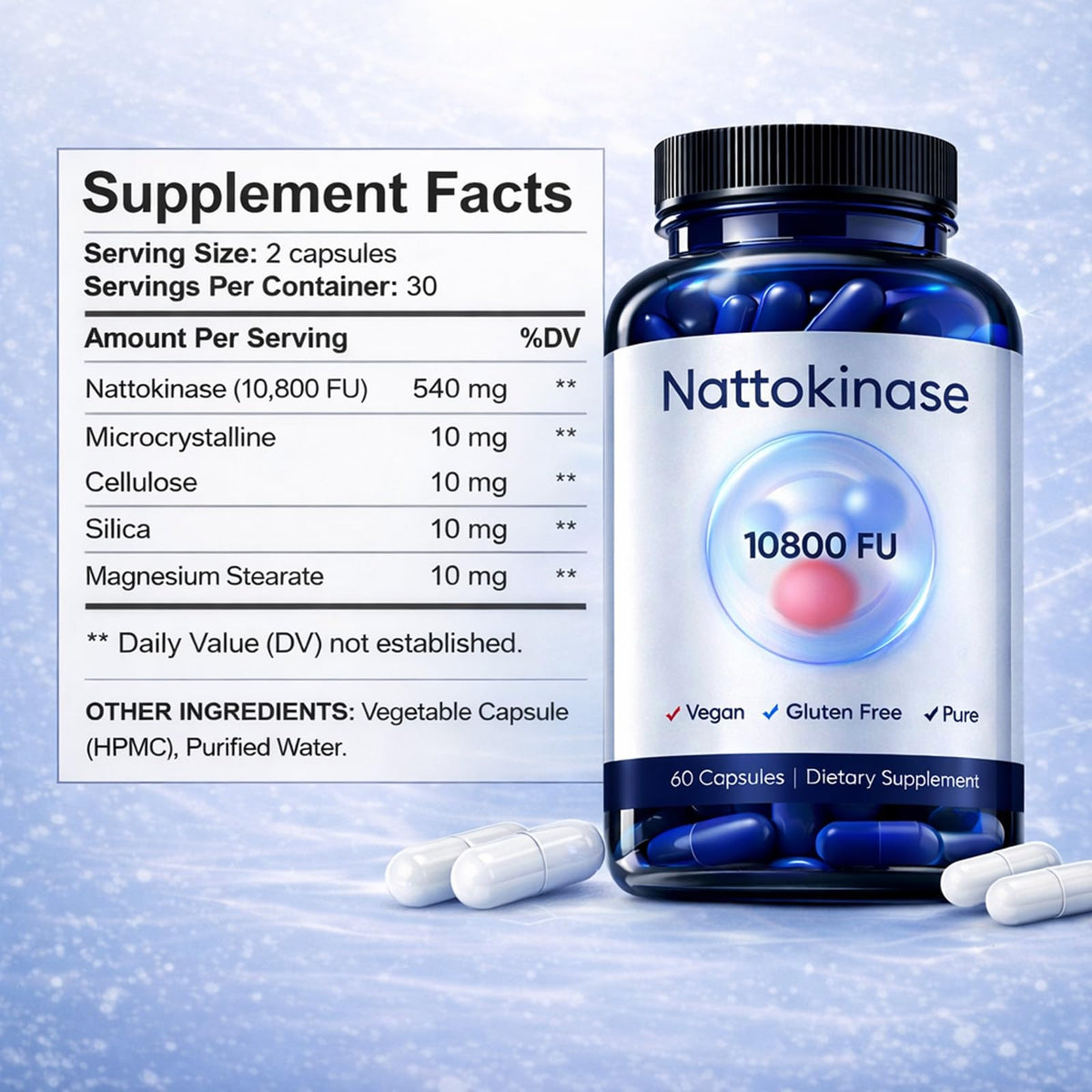 Emballage des capsules de Nattokinase DXWXH
