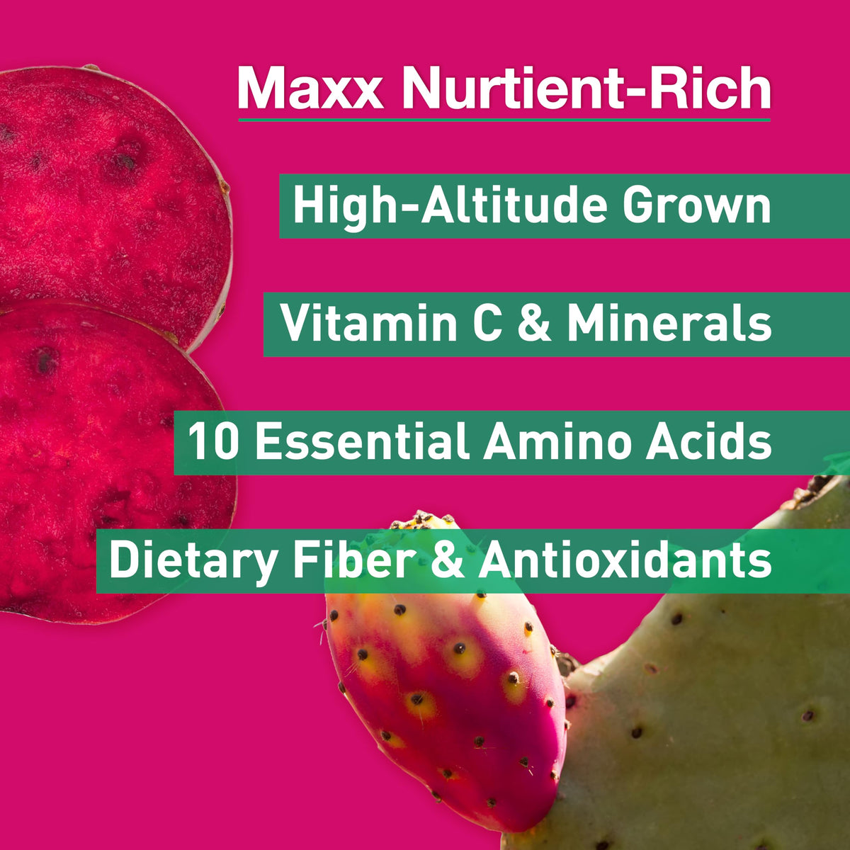 Emballage des capsules de Nopal Rouge Maxx Herb