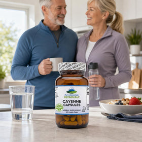 Emballage des Capsules de Poivre de Cayenne Bio Pure Mountain Botanicals