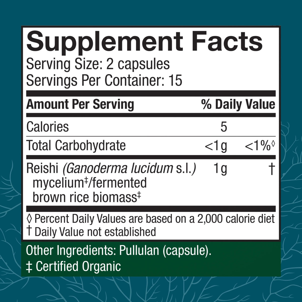 Emballage des capsules de Reishi Host Defense