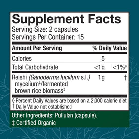 Emballage des capsules de Reishi Host Defense