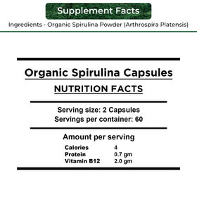 Emballage des capsules de spiruline NUTRINPRO