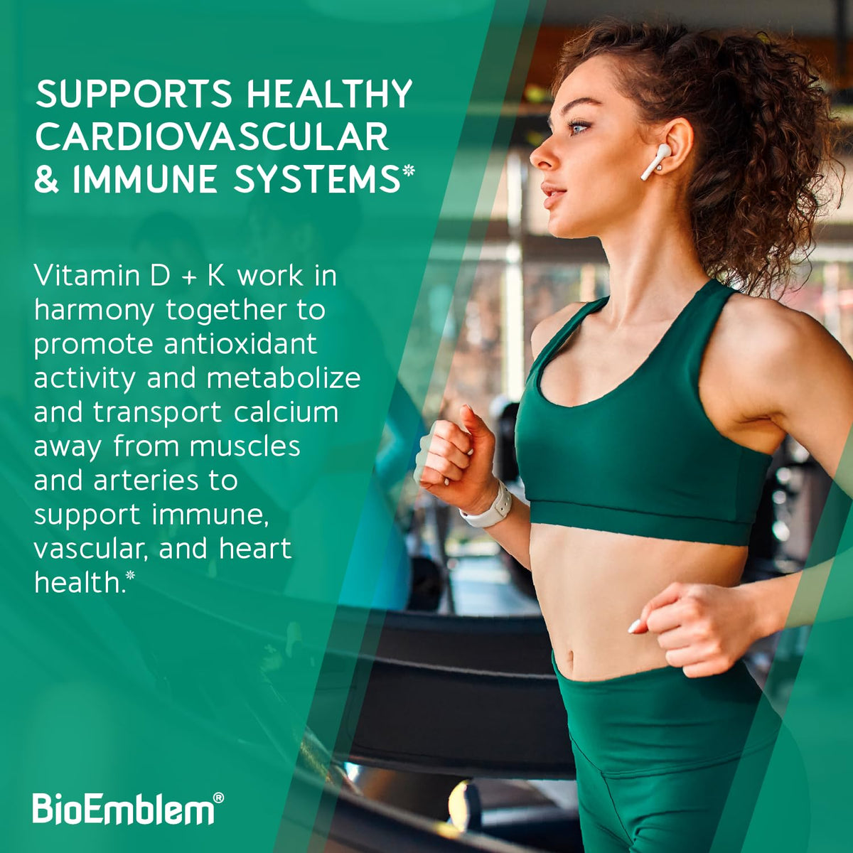Emballage des capsules de Vitamine D3 K2 BioEmblem