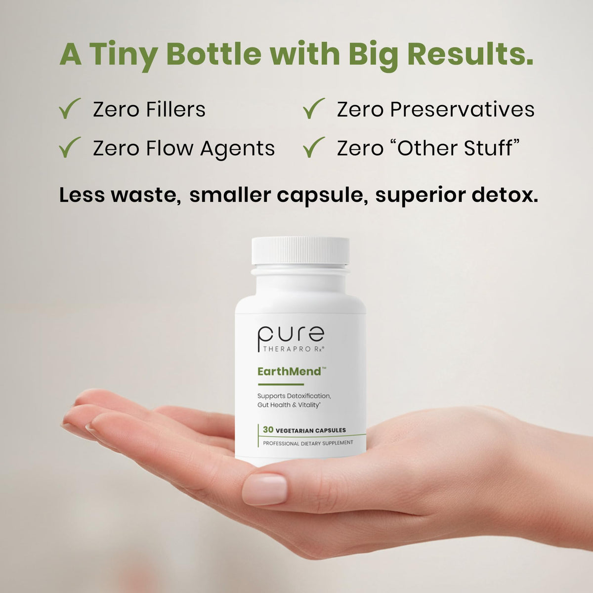 Emballage des capsules EarthMend de Pure Therapro Rx