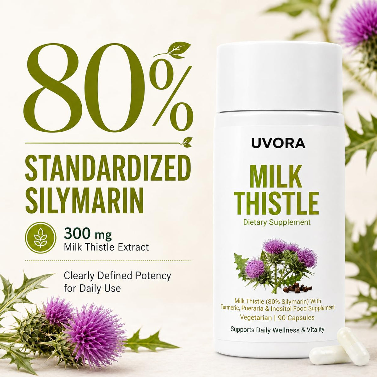 Emballage des capsules FYRKOA Uvora Chardon-Marie
